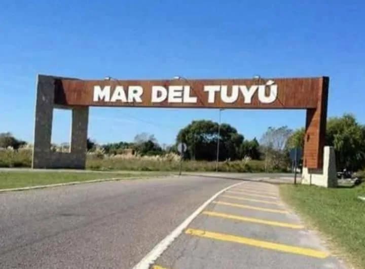 View of Mar del Tuyu, Buenos Aires